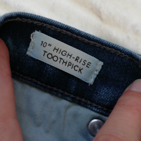 11" Toothpick J Crew Jeans - Picture 7 of 10